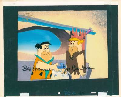 The Flintstones - Hollyrock-a-Bye Baby, complete scene, Hanna and Barbera signed - First edition - (1993) | Catawiki