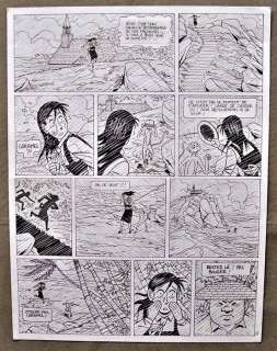 Taymans, André - Planche originale - Les Aventures de Charlotte T3 - La Perle noire - (1994) | Catawiki