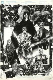 John  Stanisci - Star wars large pinup (2000)