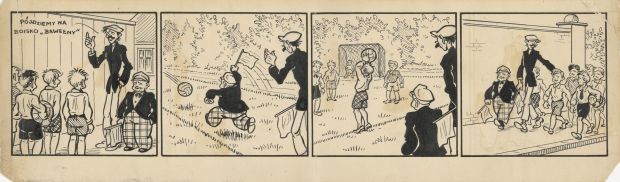 Wacław Drozdowski | Przygody Wicka i Wacka, pasek komiksowy | Galeria Komiksu