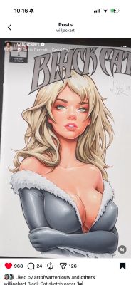 Will Jack Black Cat Sketch Cover | Raremarq