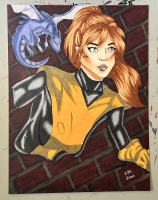 Arttrober2026 - Kitty Pryde by EBUDraws | Raremarq (Buy It Now)