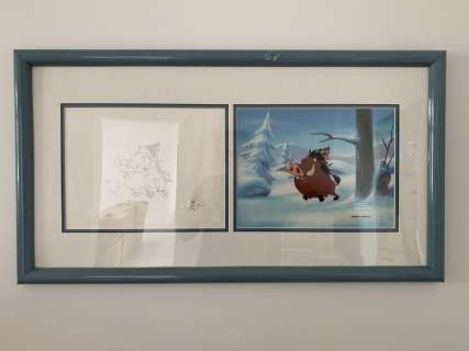 Disney Television - Framed set original animation art - Timon & Pumba - (1995) | Catawiki