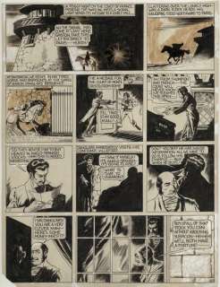 135: Fine Count of Monte Cristo 1940 original comic art | Russ Cochran