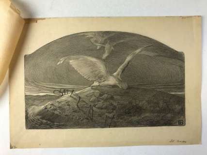 illustrazione originale - Il Canto - Loose page - First edition - (1917) | Catawiki