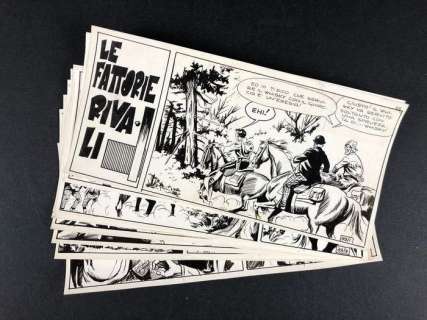 Capitan Miki - 10x strisce oriinali - Loose page | Catawiki