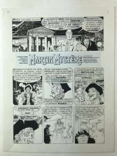 Martyn Mistére - Lucio Filippucci - tavola originale "Mysteri a Milano" - Loose page - (1993) | Catawiki