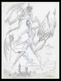 L.B. COLE ORIGINAL ART Preliminary Sketch | ComicConnect