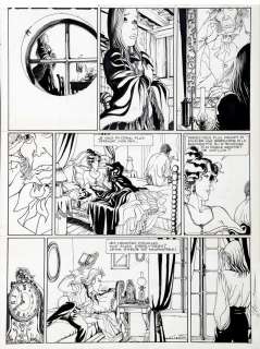 Yslaire | Sambre, planche n°18 Ã  l’encre de Chine et au fe… | Banque Dessinée