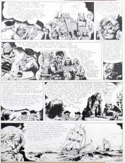 Jije | BARBE ROUGE Planche originale à l’encre de Chine n°6, extraite de | Cornette de St Cyr