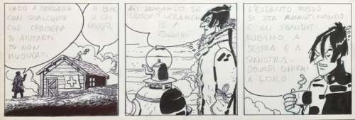 Pratt, Hugo - Strip original - La Jeunesse de Corto - (1981) | Catawiki