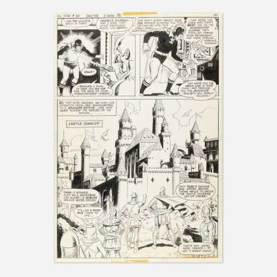 Wally Wood | All-Star Comics #64 Story Page 10 Original Art (DC Comics, 1976) | Landry Pop Auctions