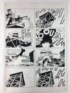 Attilio Micheluzzi - Tav. Origin. n. 39 "Rosso Stenton: Shanghai" - Loose page - (1983) | Catawiki