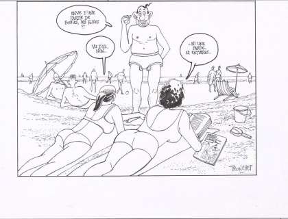 Tronchet | Jean Claude Tergal, illustration humoristique au f… | Banque Dessinée