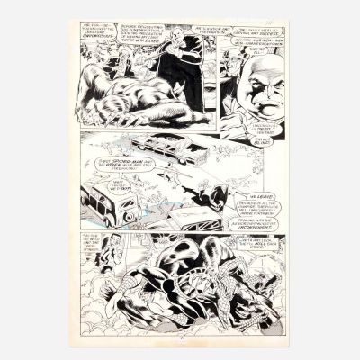 Lot 178 - Alex Saviuk and Keith Williams, Web of Spider-Man #55 Story Page 24 Original Art (Marvel Comics, 1989) | Landry Pop Auctions