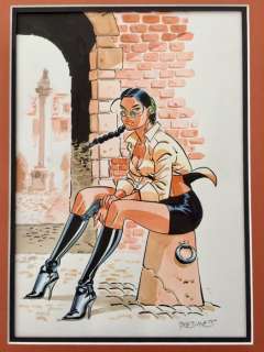 Meynet, Félix - Dessin original couleur pour ex-libris librairie Fantasmagories - Les Eternels T2 - Mira - (2004) | Catawiki