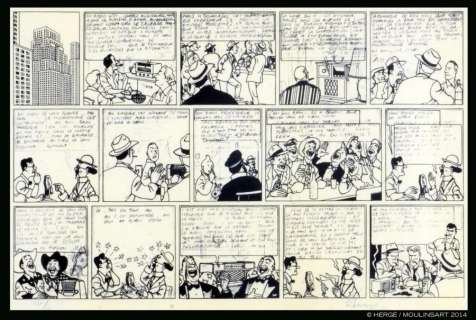 Hergé | Rarissime Lithographie Publiart "On a marché sur la lune" n°121/300 | Coutau Bégarie