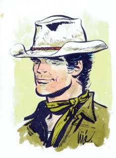 Jijé (Joseph Gillain Dit) | JIJé Jerry Spring, Encre de Chine et encres de couleurs pour… | Coutau Bégarie