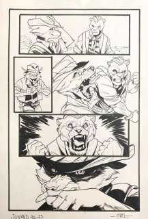 Djungle - Marco Itri - tavola originale "Joyland" Firmata Pag. 25 - Loose page - (2018) | Catawiki