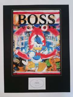 Donald Duck - original artwork for Hugo Boss - Loose page | Catawiki