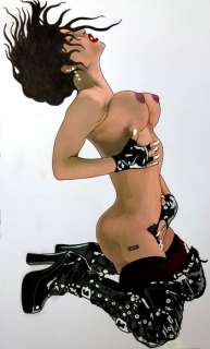 Roxana - illustraz. originale " Love rock " (29x42cm) - Loose page - (2014) | Catawiki