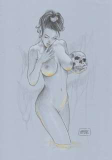 Pin Up - G. De Luca - illustrazione originale - Loose page | Catawiki