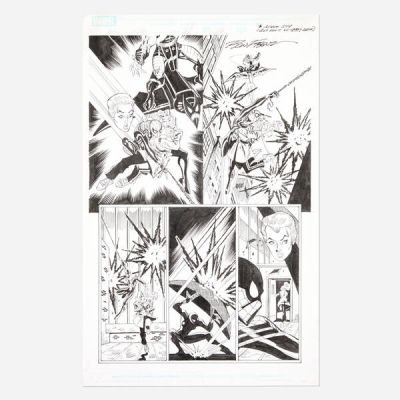 Ron Frenz And Sal Buscema | Amazing Spider-Girl #29 Story Page 10 Original Art (Marvel Comics, 2009) | Landry Pop Auctions