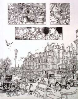 Stalner Eric | La Croix de Cazenac Encre de chine noire pour la planche 8 | Tessier Sarrou