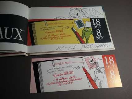 Serge Clerc - Dans le décor - Avec dédicace Ã  l encre - First edition - (1986) | Catawiki