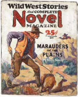 H. W. Kiemle Wild West Stories and Complete Novel Magazine #55 (December 1929) Cover Original Art (Novel Magazine - | Heritage