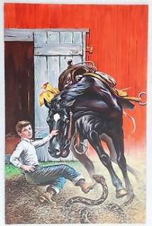 Furia del West n. 19 - Dino Busett - Originale di Copertina - Firmato - Loose page - (1977) | Catawiki