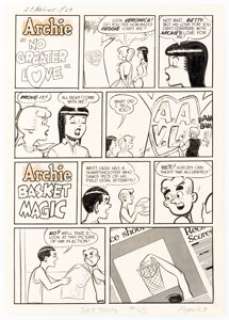 Adams, Neal | Neal Adams Archie’s Joke Book Magazine #45 Complete 1-Page Story Original Art (Archie, 1960).... | Heritage