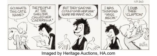 Jerry Scott and Jim Borgman Zits Daily Comic Strip Original Art dated 1-27-21 (King Features Syndicate, 2021). | Heritage