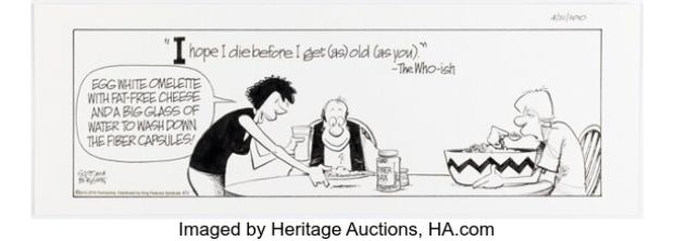 Jerry Scott and Jim Borgman Zits Daily Comic Strip Original Art dated 4-21-10 (King Features Syndicate, 2010). | Heritage