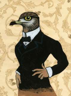 Tirabosco - Portrait homme-oiseau1 - 2013