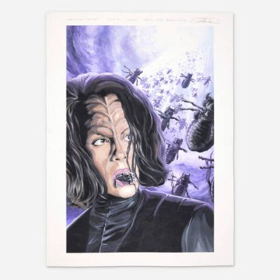 J.K. Woodward | Star Trek: Defiant #14 Variant Cover Original Art (IDW, 2023) | Landry Pop Auctions