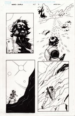 MARVEL RIVALS- WINTER SOLDIER ARNIM ZOLA GALACTA - ERIC GAPSTUR PAGE 3 | Comix Art Studio
