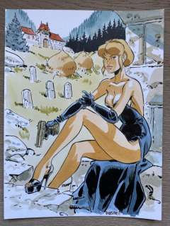 Meynet, Félix - Dessin original couleur - Tatiana K. | Catawiki