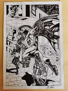 Splash Page Superman/ Batman Annual #3 - Tavola originale di Chris Batista - First edition