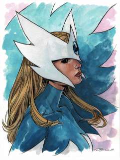 Danica Brine - Snowbird Watercolour Bust