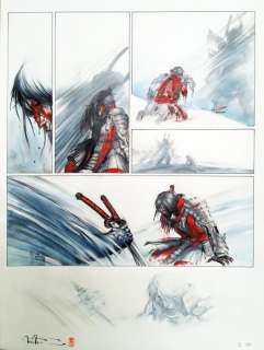 Les Nuées Ecarlates T1 - Original page (p.29) La Ville Qui Parle Au Ciel - (2006) | Catawiki