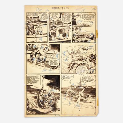 Ruben Moreira | Lot 343 - Rangers Comics #44 Story Page 30 Original Art (Fiction House, 1948) | Landry Pop Auctions