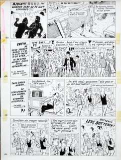 Piet Pienter en Bert Bibber 40 - Originele pagina (p.44) - Hypnose stralen - (1985) | Catawiki