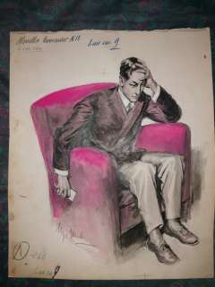 Ugo Matania - illustrazione originale - Loose page