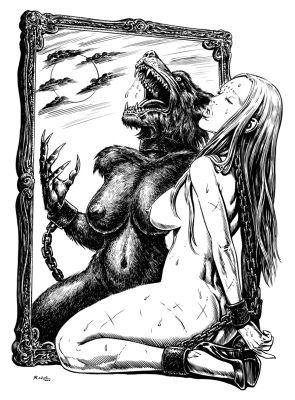 Raúlo Cáceres | Ref DAM06. Loba (29,7x21cm). | Raúlo Cáceres