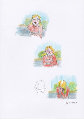 Bastien Vivès | Nei miei occhi (Dans mes Yeux) n.3 | Tavole Originali