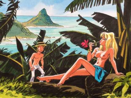 Dany - Dessin original couleur - Olivier Rameau et Colombe | Catawiki