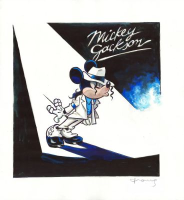 Mickey Mouse Inspired by Michael Jackson – “Smooth Criminal” | Corner4art