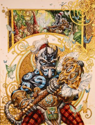 Lot 103 - LEDROIT né en 1969. Wika et les fées noires. T2. | HVMC