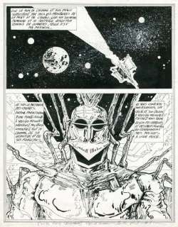 Druillet - Metal hurlant #36 bis - Original page - Le messager des ombres - Spécial fin du monde - (1978) | Catawiki